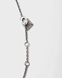 Metal basketball necklace
