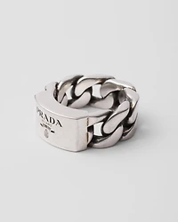 Silver chain ring
