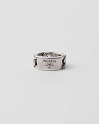 Silver chain ring