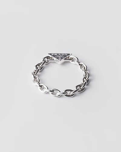 Silver chain bracelet