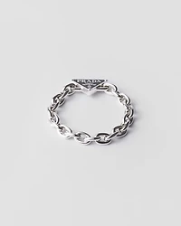 Silver chain bracelet