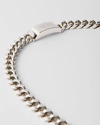 Silver chain necklace