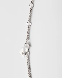 Silver pendant necklace