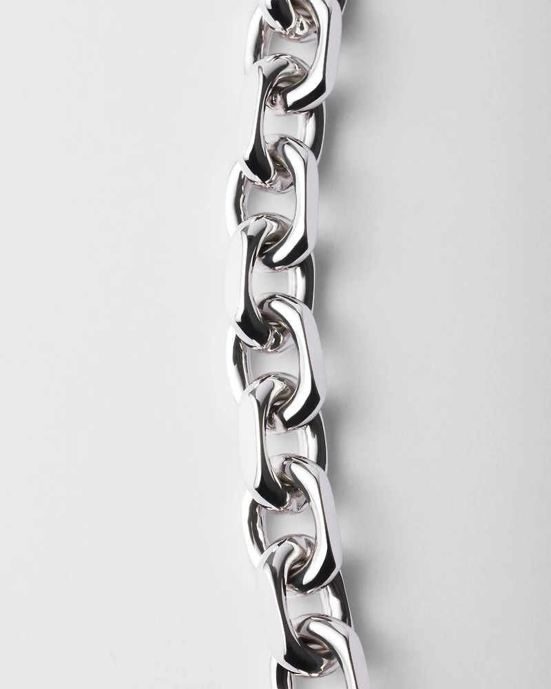 Silver chain necklace