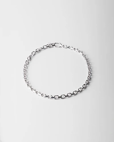 Silver chain necklace