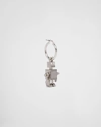 Single earring with Robot Jewels pendant