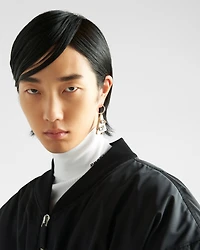 Left earring with Robot Jewels pendant