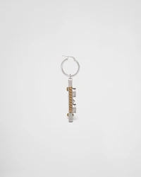 Left earring with Robot Jewels pendant