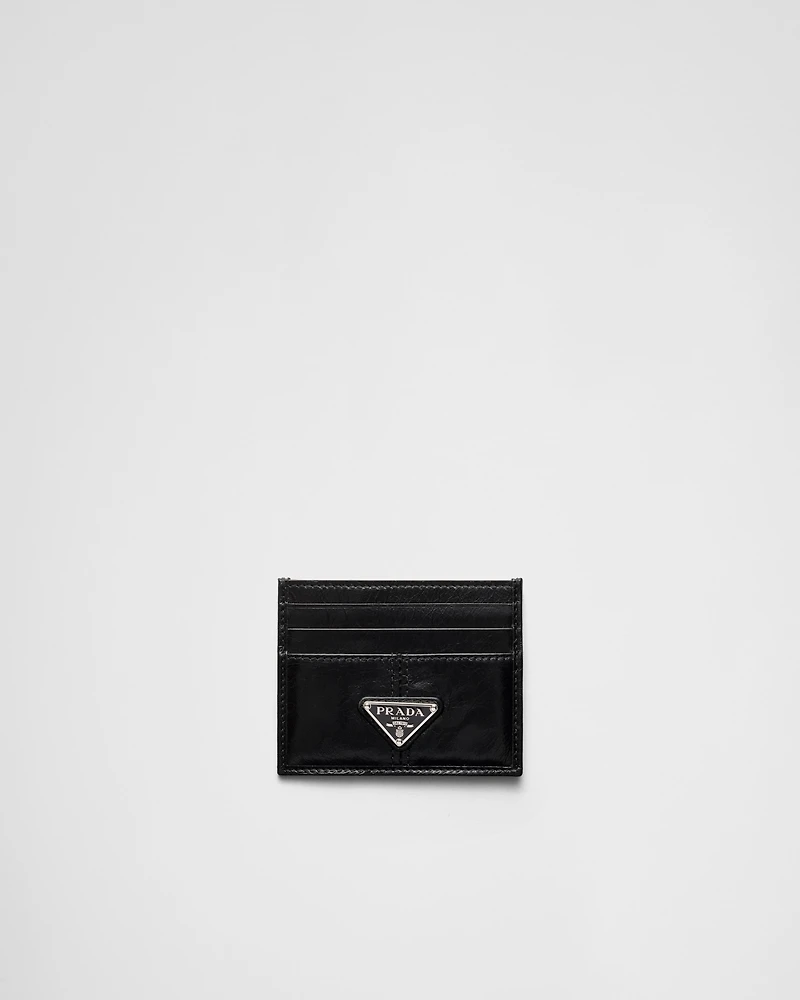 Leather card holder