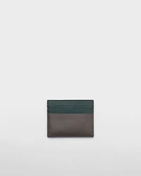 Saffiano leather card holder