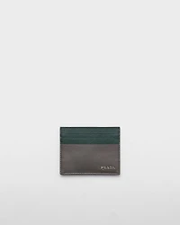 Saffiano leather card holder