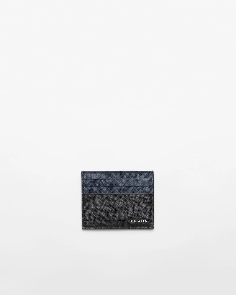 Saffiano leather card holder