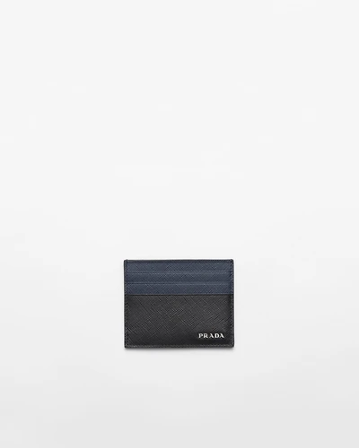 Saffiano leather card holder