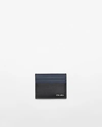 Saffiano leather card holder
