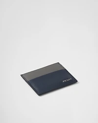 Saffiano leather card holder