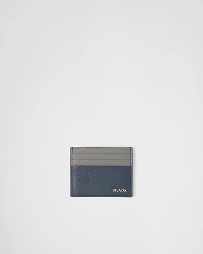 Saffiano leather card holder