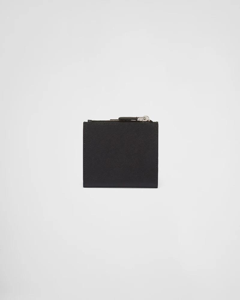 Saffiano leather card holder