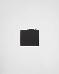 Saffiano leather card holder