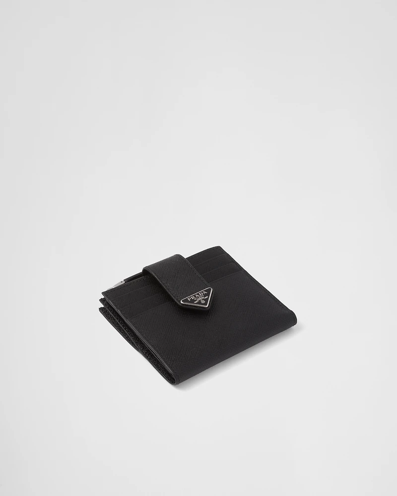 Saffiano leather card holder