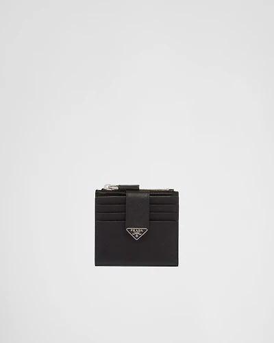 Saffiano leather card holder