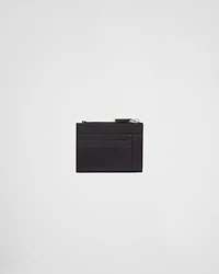 Saffiano leather card holder