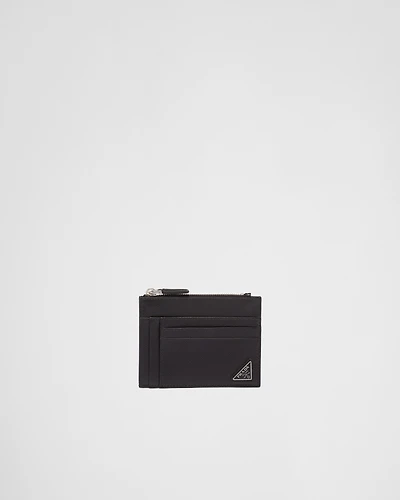Saffiano leather card holder