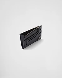 Saffiano leather card holder