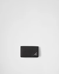 Saffiano leather card holder