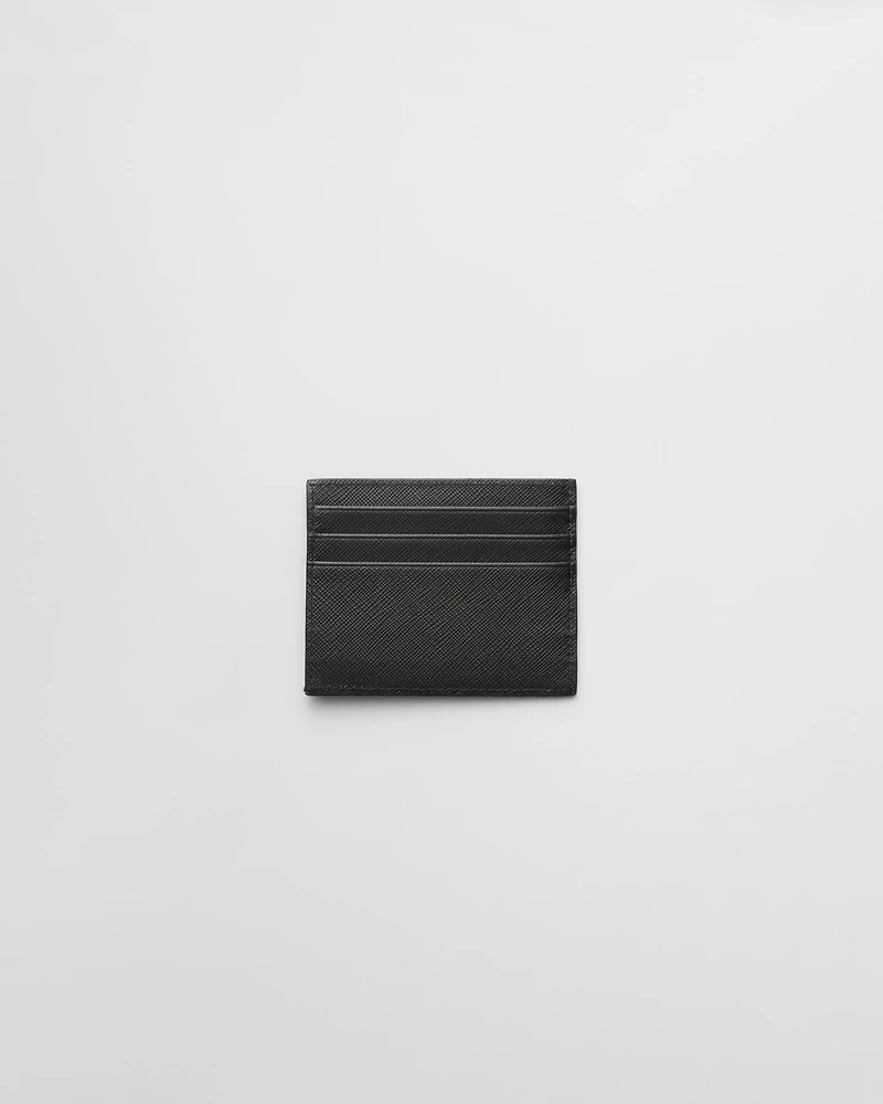 Saffiano leather card holder