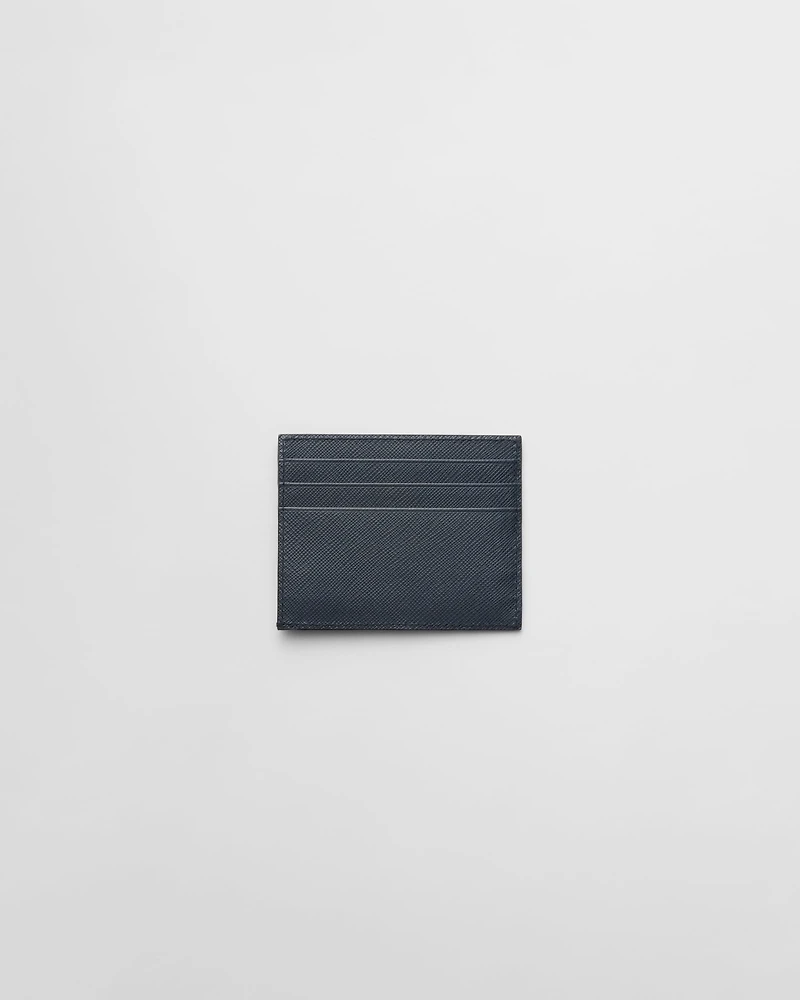 Saffiano leather card holder