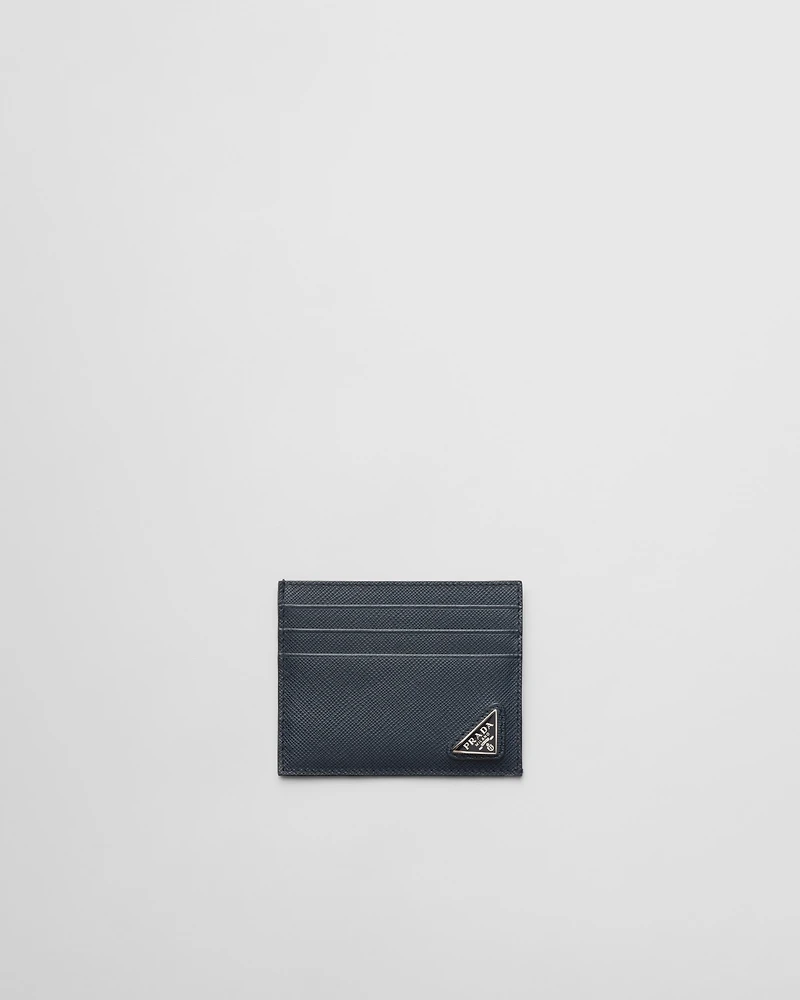 Saffiano leather card holder