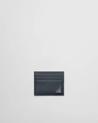 Saffiano leather card holder