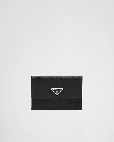 Saffiano leather document holder