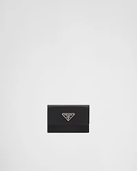 Saffiano leather card holder