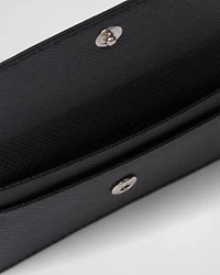 Saffiano leather card holder