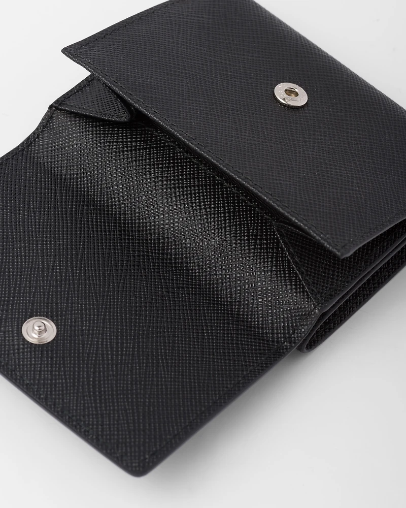 Small Saffiano leather wallet
