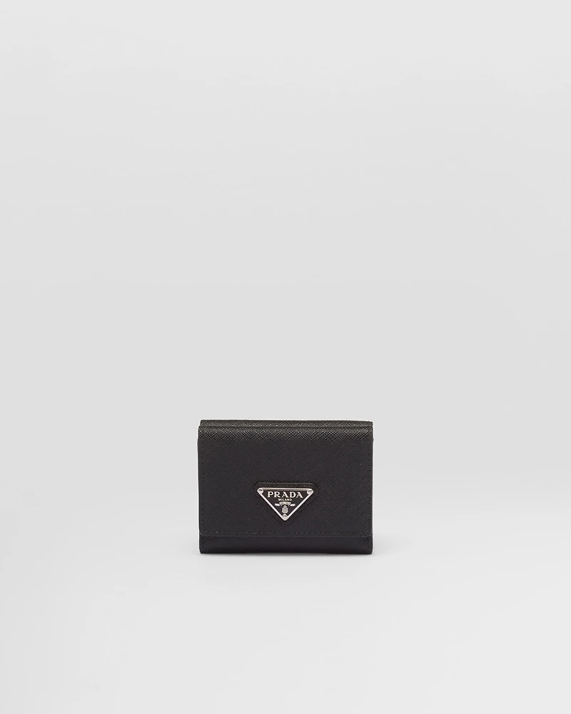 Small Saffiano leather wallet
