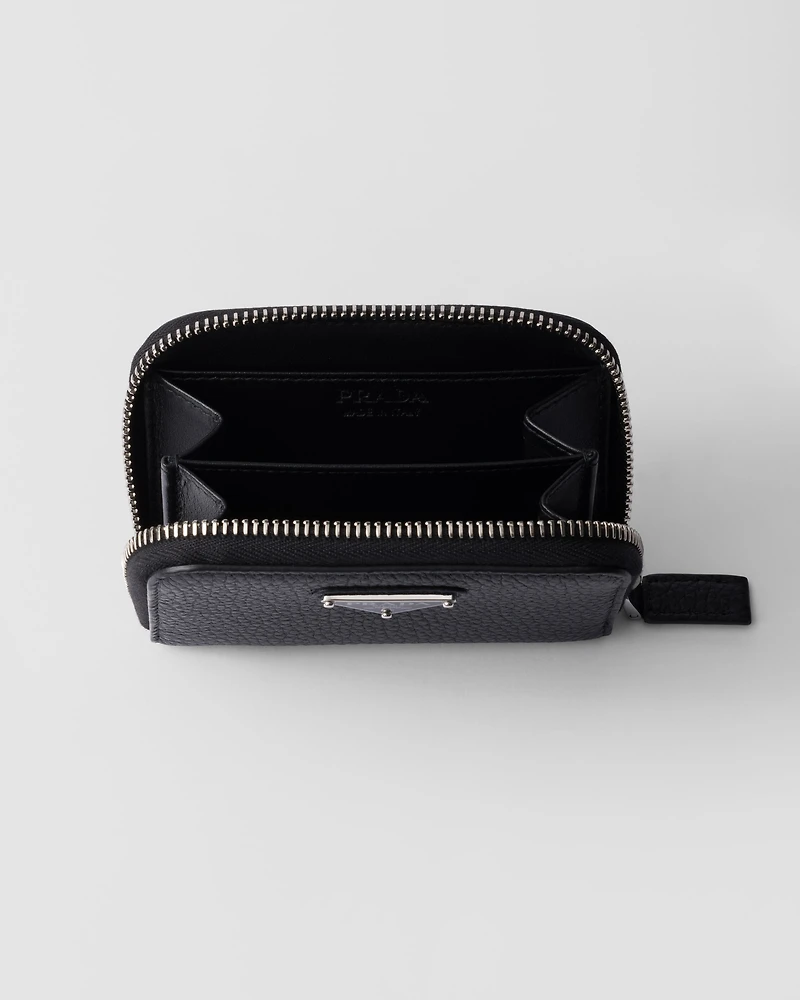Leather coin purse