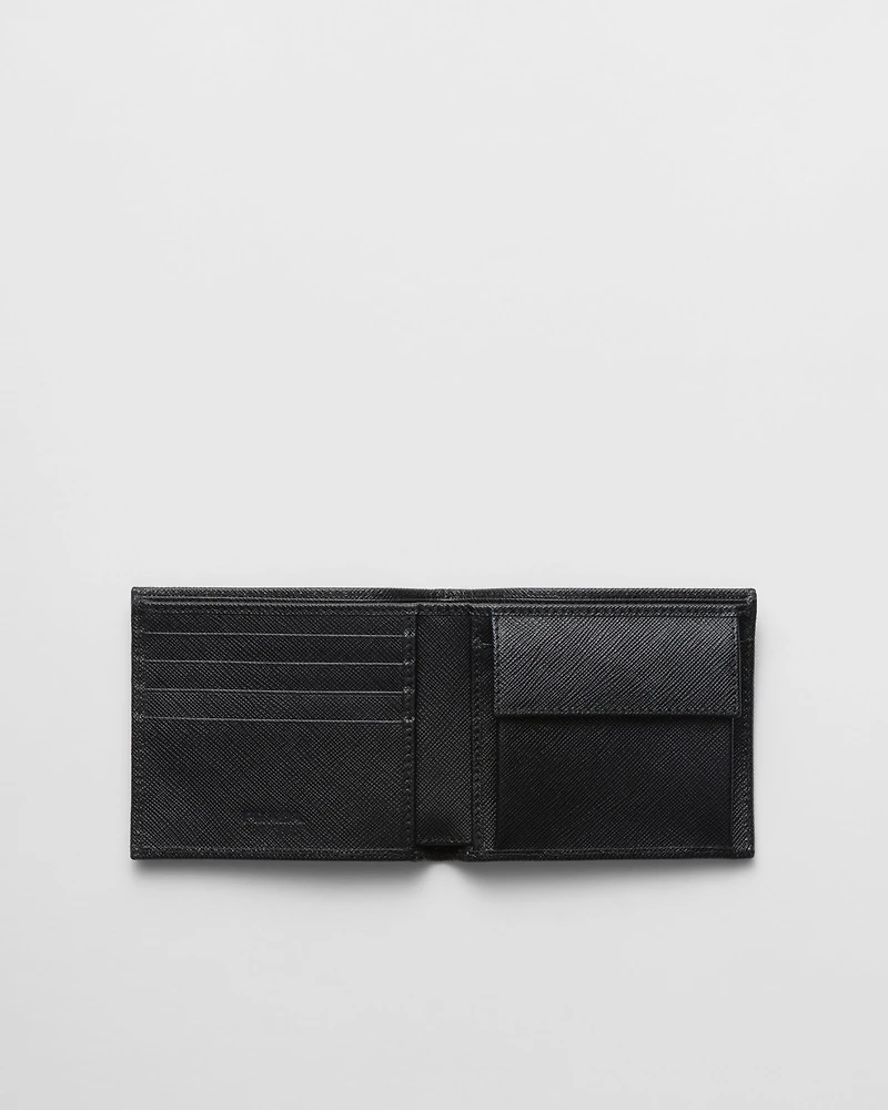 Re-Nylon wallet with coin purse