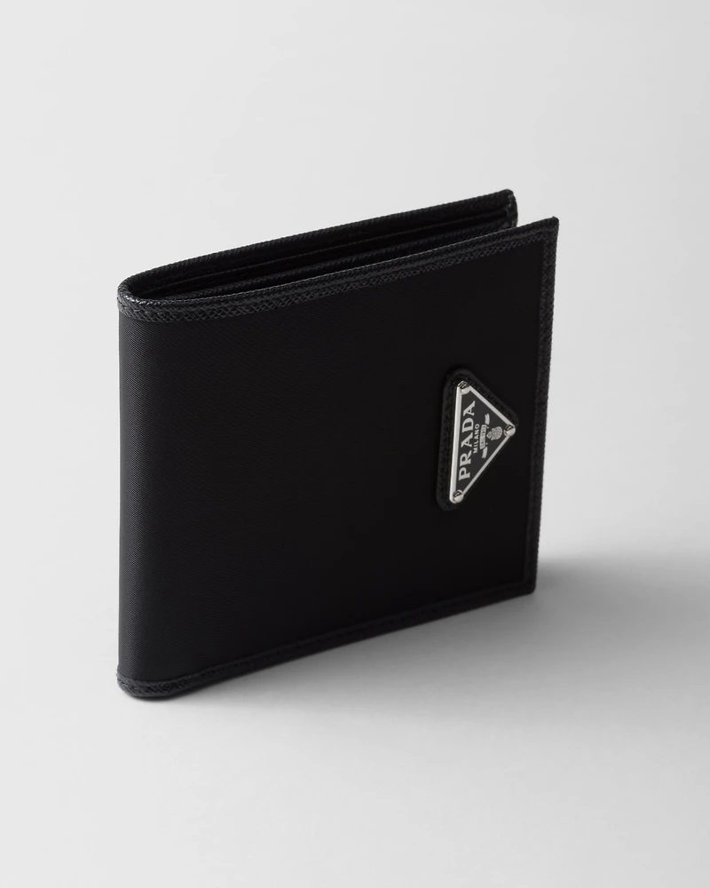 Re-Nylon wallet with coin purse