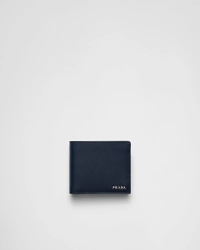 Saffiano leather wallet with coin purse