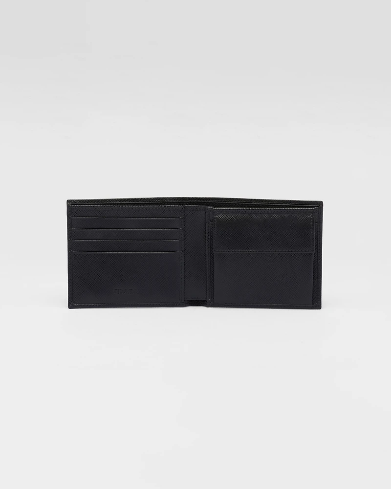 Saffiano Leather Wallet with coin purse