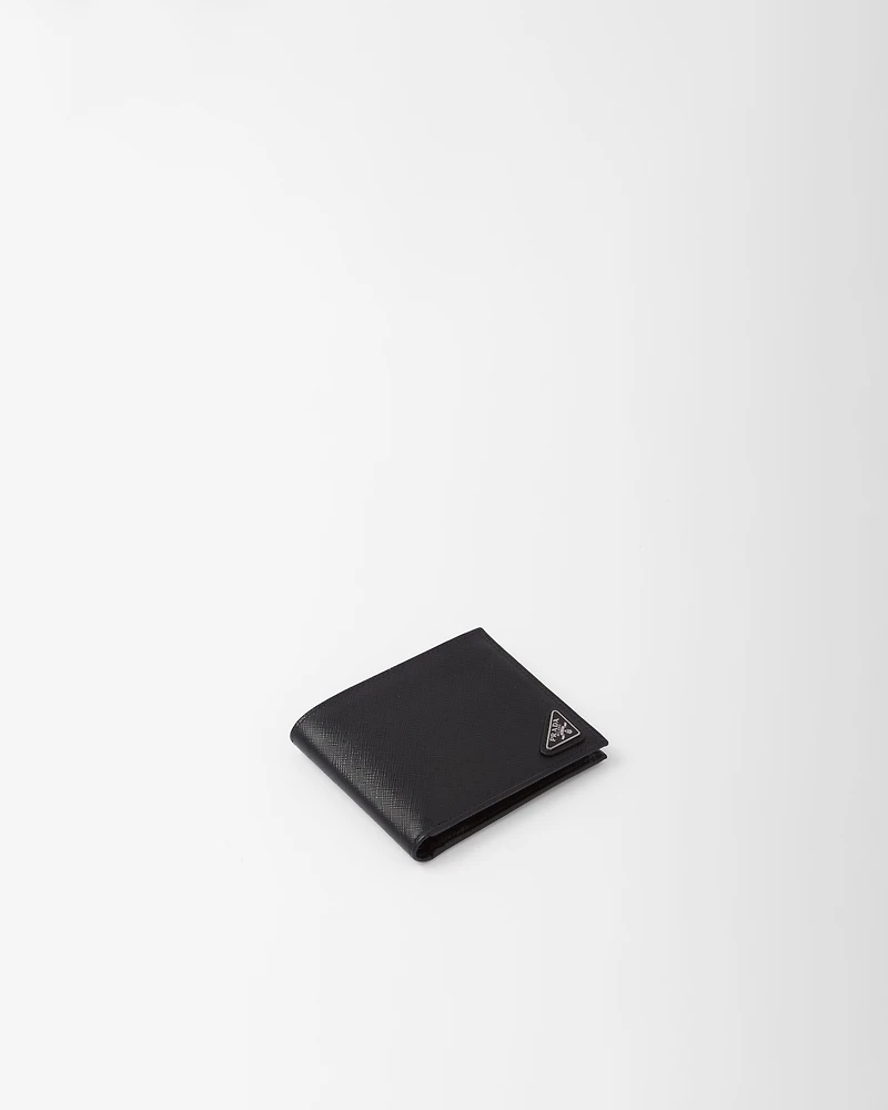 Saffiano Leather Wallet with coin purse