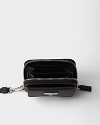 Saffiano leather coin purse