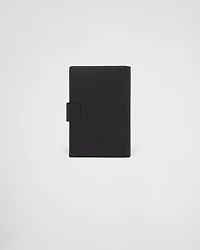 Saffiano leather passport holder