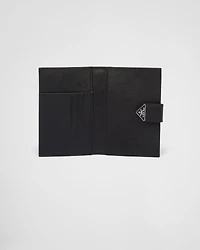 Saffiano leather passport holder