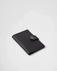 Saffiano leather passport holder