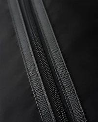 Re-Nylon and Saffiano leather travel pouch