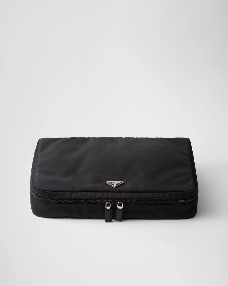 Large Re-Nylon zipper pouch