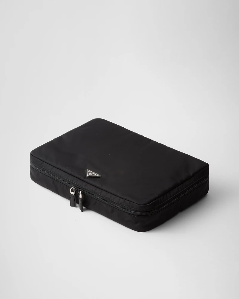 Large Re-Nylon zipper pouch